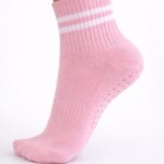 Meia Sapatilha Antiderrapante  - ESPORTIVA COR:ROSA;TAMANHO:34-39